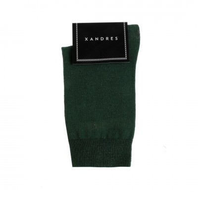 Xandres - SOCKS_FW24 61220-01-5410 - Tijdloze kousen groen